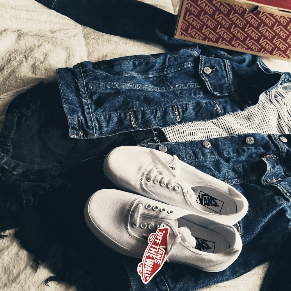 True White Vans